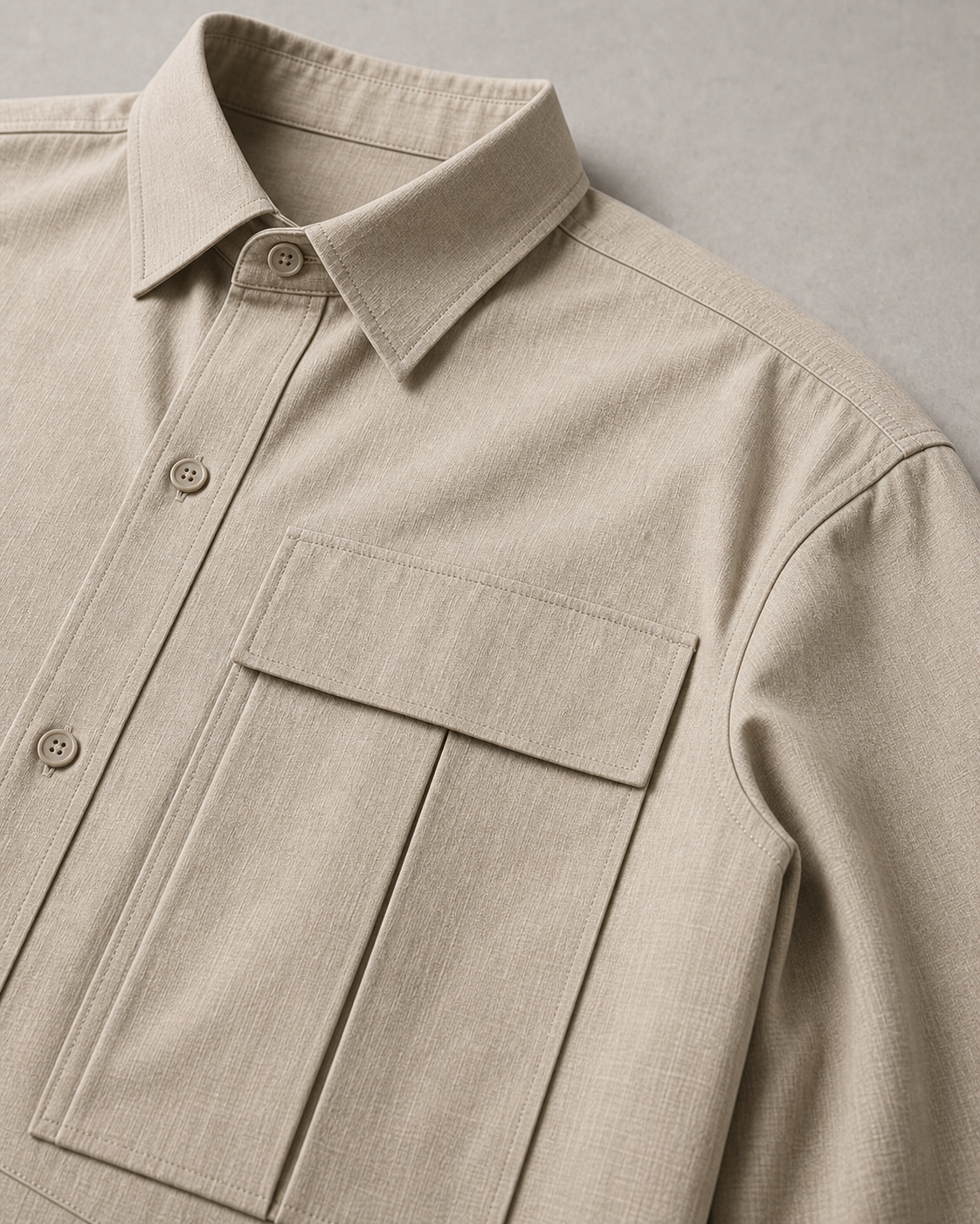 Sand Utility Shirt detail view