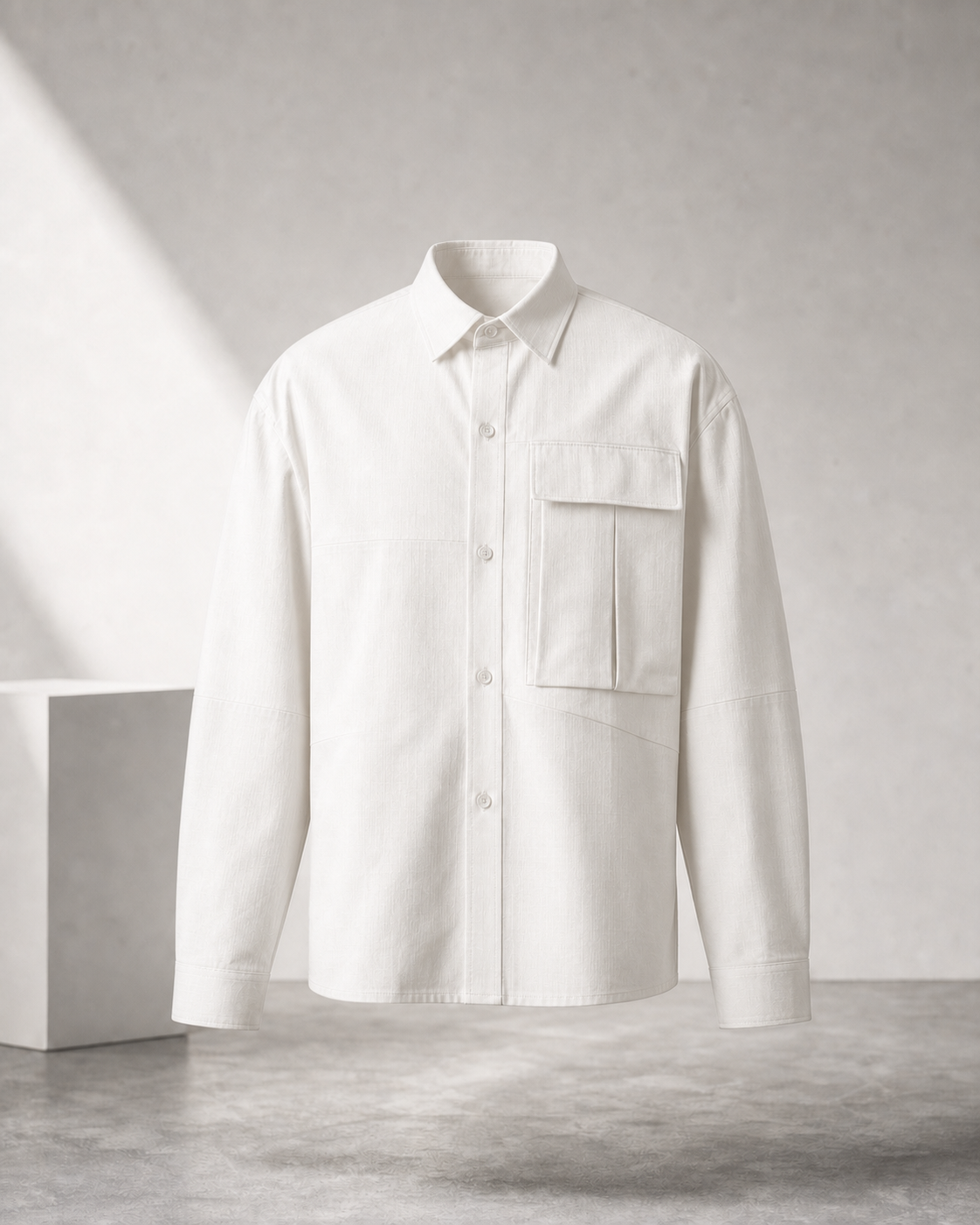 White Utility Shirt product image