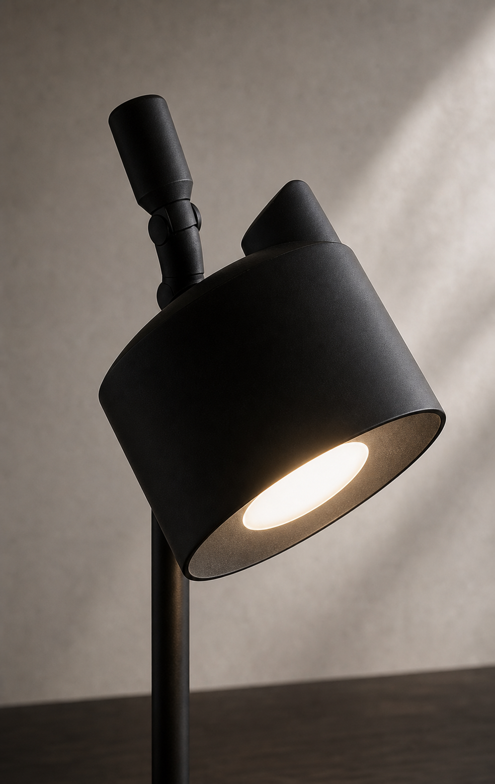 Black Task Lamp detail view