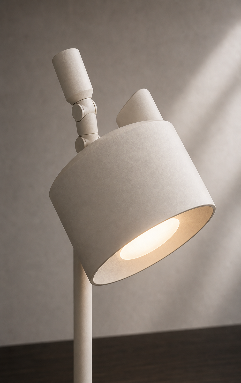 White Task Lamp detail view